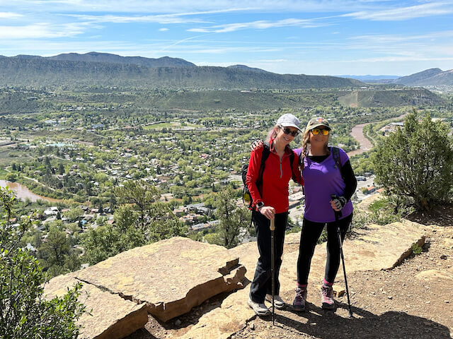 View spot on Animas Mountain Trail in Durango
