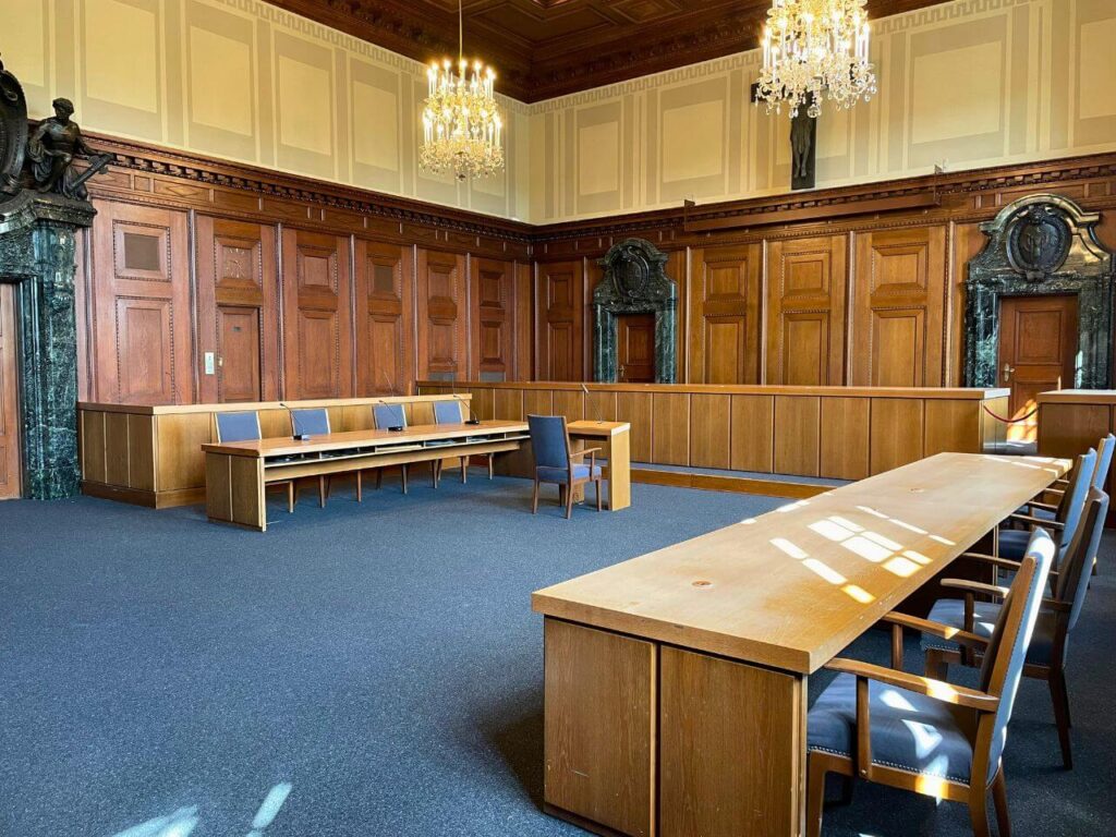 Courtroom 600 where Nuremberg Trials held in 1946